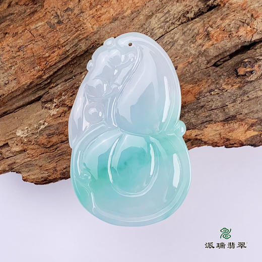 派瑞翡翠 翡翠挂件 糯种 飘花 商品图4