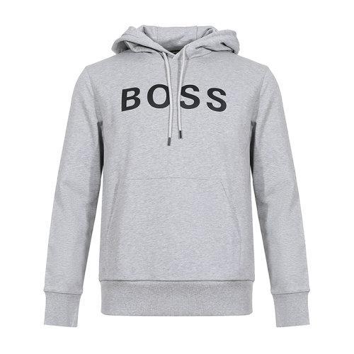 HUGOBOSS/雨果博斯 男卫衣 男士LOGO图案棉质连帽长袖卫衣运动衫 50432386 商品图0