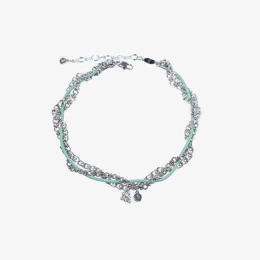 ATELIERSO 22AW果冻系列 皮绳编织翅膀项链 商品图1