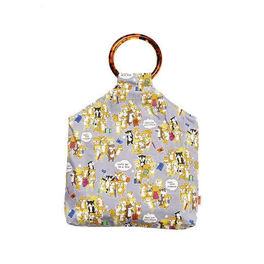 HUJI祤集Amber手提包插画柴柴柴犬 商品图1