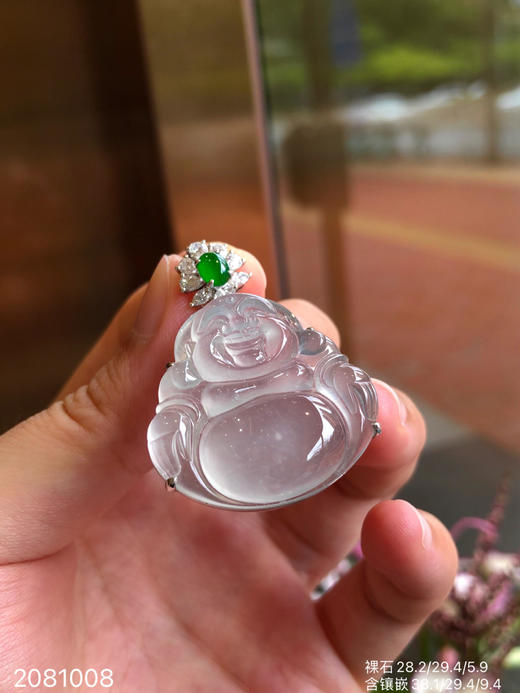 2081008，玻璃佛公吊坠，82999 商品图0