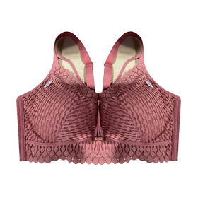 都市丽人A杯常规内衣聚拢升杯中厚蕾丝三排扣树脂胶圈3/4杯常规文胸LB21Z1