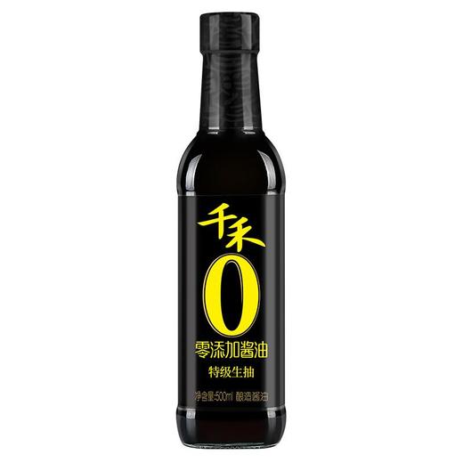 千禾零添加酱油生抽500ml/瓶 商品图0
