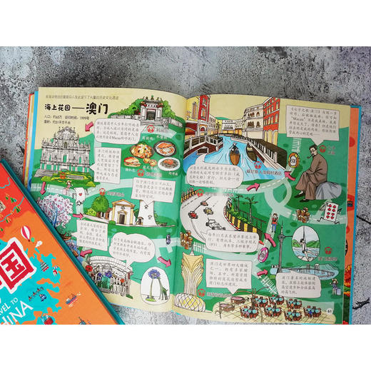 和爸妈游中国 给孩子的手绘世界地理绘本 商品图3