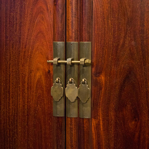 红木圆角柜（一对） 商品图2