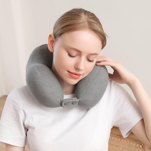 【送眼罩+耳塞！】颈椎护颈枕 汽车颈枕 午休枕 飞机旅行枕头 商品图0