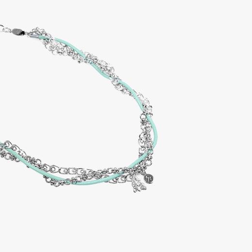 ATELIERSO 22AW果冻系列 皮绳编织翅膀项链 商品图3