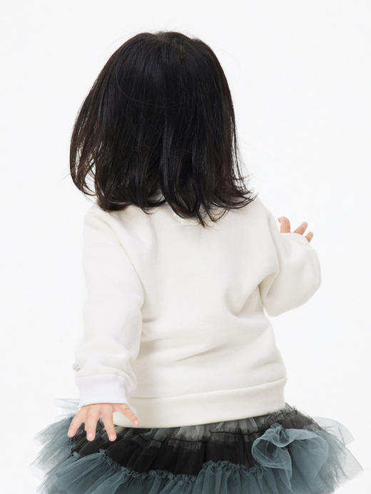 江南布衣童  22年秋款  经典百搭填充图案无帽套头卫衣  YM8410330 商品图4