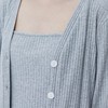 简约舒适   BLEO罗纹针织背心长裤开衫三件套装 商品缩略图6