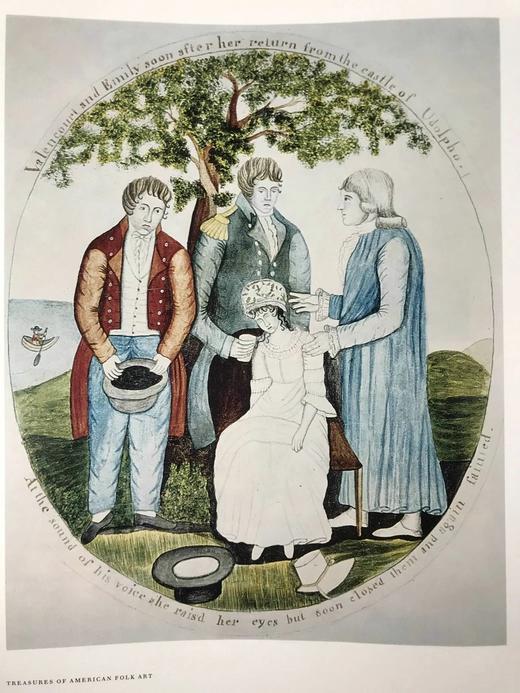 美国民间艺术珍品图集 182幅彩色插图 精装大16开 商品图7
