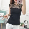 黛唯梵【简约又性感，自信大方】新款热卖女装性感甜美网纱绣花纯棉爆款背心女夏修身显瘦打底衫 商品缩略图0
