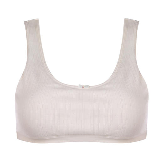 都市丽人少女三步优选成长一阶无尺码内衣提花超薄夹棉杯少女文胸无排扣无钢圈BB26A3 商品图6