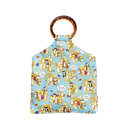 HUJI祤集Amber手提包插画柴柴柴犬 商品图0