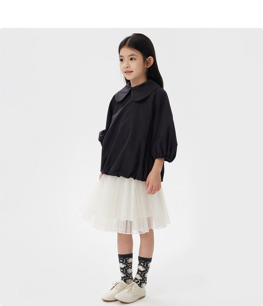 江南布衣童  22年秋款 全棉宽松衬衫  1M7210160 商品图4