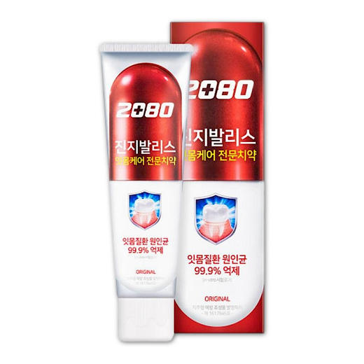 爱敬 2080菁白健齿牙膏120g  商品图0