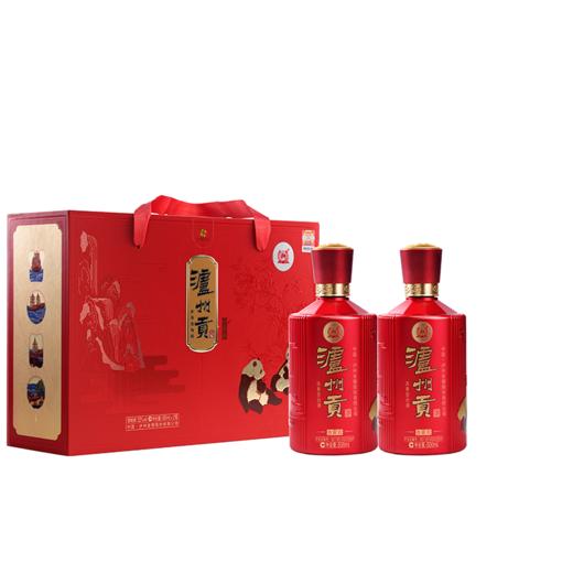 【积分当钱花】52度 泸州贡酒合家欢 500ml*2   泸州老窖官方旗舰店 商品图0