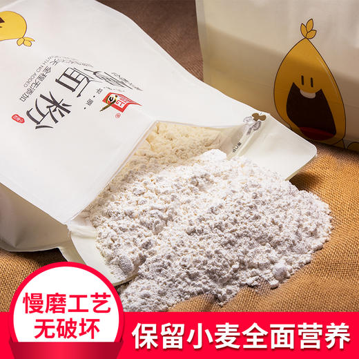 【塞北粮仓·慢面粉2.5kg】内蒙正宗家用中低筋无添加绿色食品小麦面粉 商品图4