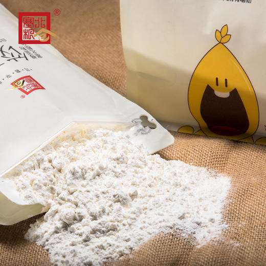 【塞北粮仓·饺子粉1kg 两包送大米500g】 无添加小麦麦芯粉饺子馄饨儿童家庭多用途面粉 商品图2