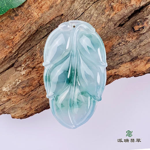 派瑞翡翠 翡翠挂件 糯种 飘花 商品图4