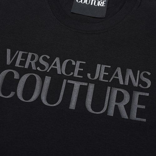 VERSACE JEANS COUTURE/VERSACE JEANS COUTURE 范思哲 2021款 男士短袖T恤 男士棉质圆领短袖T恤 B3GWA7TA 30454 商品图8