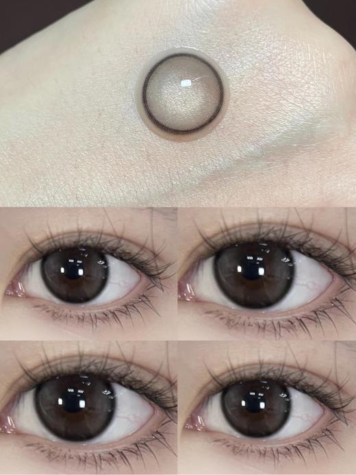 Rolalens 小糖丸黑 年抛 2片14.2mm 参考着色13.2mm 基弧8.6 含水38% 韩国进口 商品图3