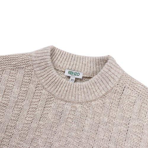 KENZO/高田贤三 男士针织衫/毛衣男士棉/亚麻圆领长袖毛衣针织衫5PU5123LE 商品图2