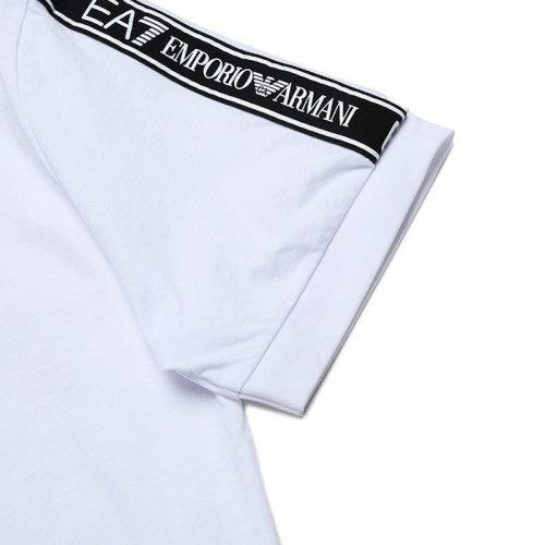 EA7阿玛尼【22春夏新款】男士LOGO系列棉质圆领短袖T恤 3LPT18 PJ02Z 商品图4