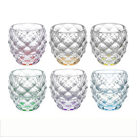 捷克进口BOHEMIA 威士忌杯莫里斯彩色杯子6件套【不支持补差，非质量问题不退不换】S