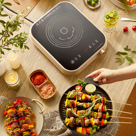 【小程序】小熊(bear)电磁炉 家用大功率2000W 火锅炉 电磁灶 智能定时 温度可调 电灶防水黑色微晶面板 DCL-A22Q5 商品图13