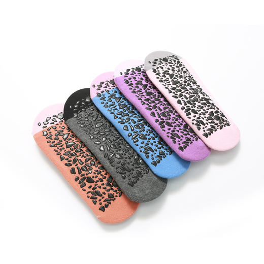 新款一字宽系带透气瑜伽袜普拉提圆头防滑跳操跑步运动地板袜工厂 商品图1