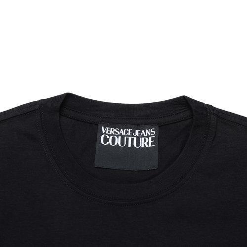 VERSACE JEANS COUTURE/VERSACE JEANS COUTURE 范思哲 2021款 男士短袖T恤 男士棉质圆领短袖T恤 B3GWA7TA 30454 商品图7