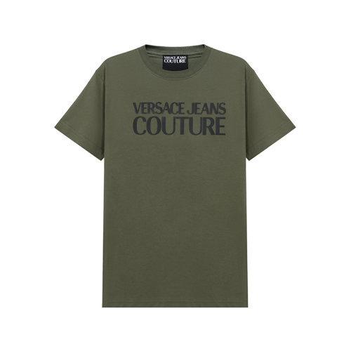 VERSACE JEANS COUTURE/VERSACE JEANS COUTURE 范思哲 2021款 男士短袖T恤 男士棉质圆领短袖T恤 B3GWA7TA 30454 商品图10
