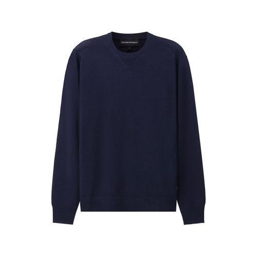 Emporio Armani/安普里奥阿玛尼【21秋冬新款】男士针织衫/毛衣 男士绵羊毛/莱赛尔纤维圆领长袖针织衫羊毛衫 8N1MUV 1MJWZ 商品图5