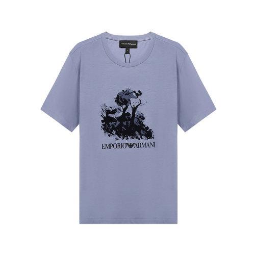 Emporio Armani/安普里奥阿玛尼【21秋冬新款】男士短袖T恤棉质圆领LOGO印花图案 6K1T6Q 1JQ4Z 商品图5