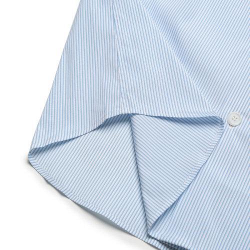 BURBERRY/博柏利【21秋冬新款】男士长袖衬衫 男款棉质长袖衬衫条纹徽标饰扣 80427731 商品图4