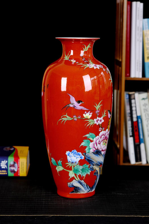 珍品珐琅彩（富贵吉祥）花瓶 商品图0