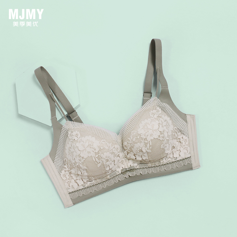 美季美优清新蕾丝中厚杯文胸W253A01