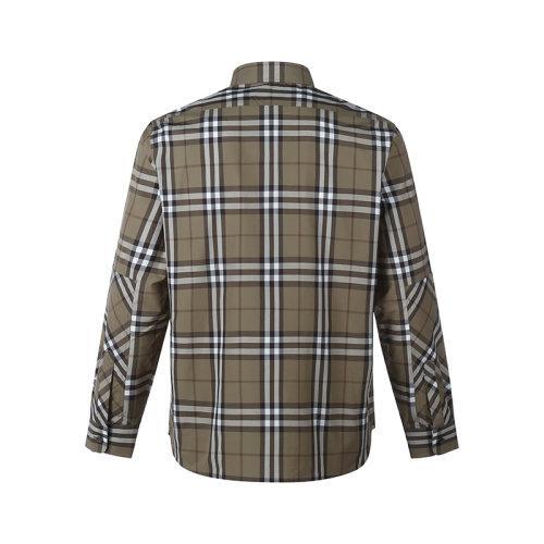 BURBERRY/博柏利【21秋冬新款】男士长袖衬衫 男款棉质长袖衬衫格纹 80442181 商品图1