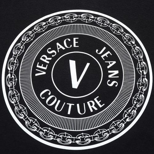 VERSACE JEANS COUTURE/VERSACE JEANS COUTURE 范思哲 2021款 男士短袖T恤 男士棉质圆领短袖T恤 B3GWA7TD 30319 商品图8