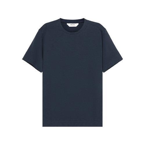Z ZEGNA/杰尼亚 2021款 男士短袖T恤 男士锦纶圆领短袖T恤 VW332 ZZ673 商品图0