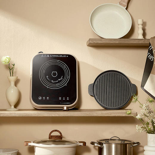 【小程序】小熊(bear)电磁炉 家用大功率2000W 火锅炉 电磁灶 智能定时 温度可调 电灶防水黑色微晶面板 DCL-A22Q5 商品图14