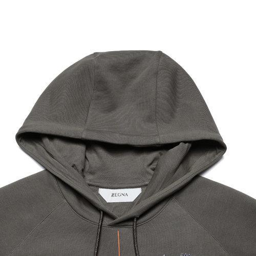 Z ZEGNA/杰尼亚 2021款 男卫衣 男士棉质连帽长袖卫衣运动衫 VW458 ZZ850G 商品图2