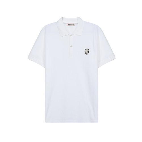 2021春夏 Alexander McQueen/亚历山大麦昆 男士短POLO 男士棉质短袖POLO衫 622106 QQX33 商品图5