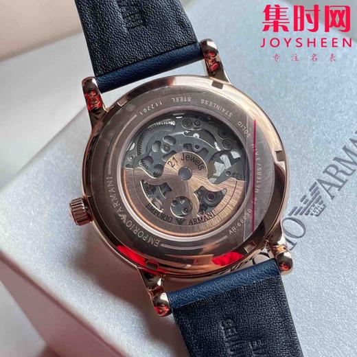 原单阿玛尼ARMANI镂空男表AR60050
机芯：进口全自动机械机芯 商品图8