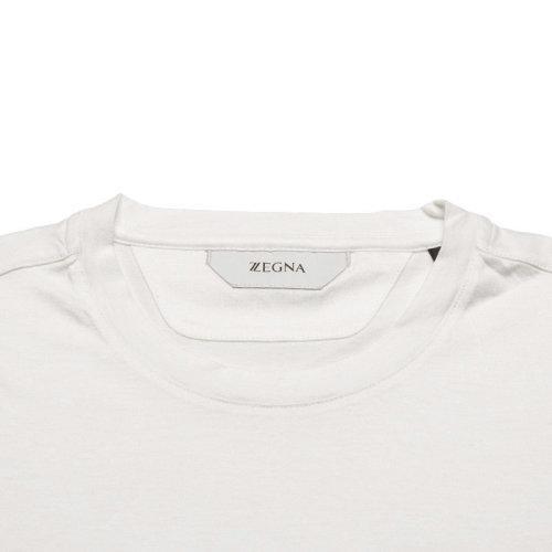 Z ZEGNA/杰尼亚 男士短袖T恤 男士Z ZEGNA标识印花棉质圆领短袖T恤 VY372 ZZ630I 商品图12