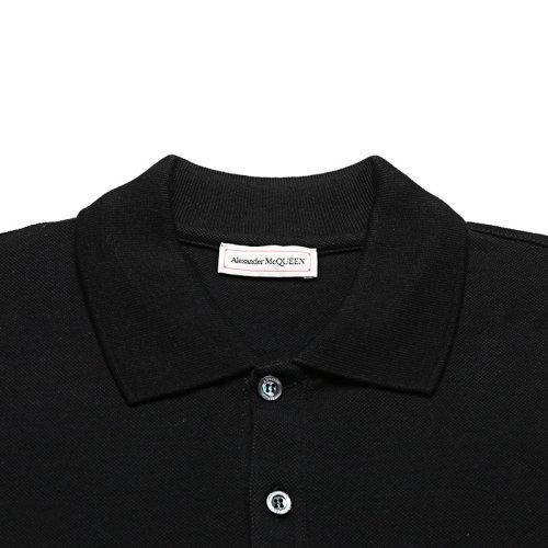 2021春夏 Alexander McQueen/亚历山大麦昆 男士短POLO 男士棉质短袖POLO衫 622106 QQX33 商品图2