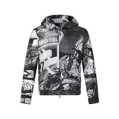 Emporio Armani/安普里奥阿玛尼【22春夏新款】男士赛车胶囊系列锦纶连帽夹克上衣外套皮肤衣 I1R410 I1018 商品图0