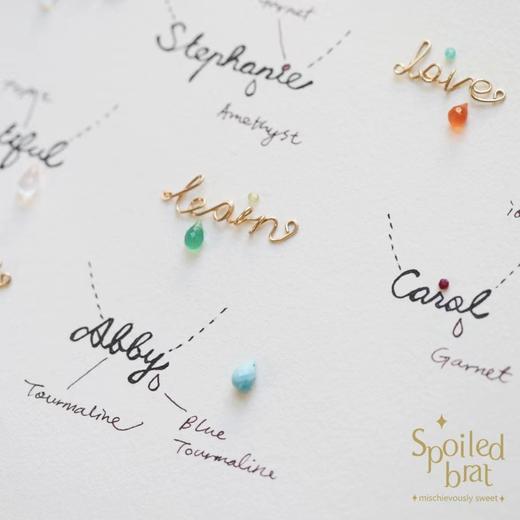 SpoiledBart Jewelry 专属字母链定制 商品图0
