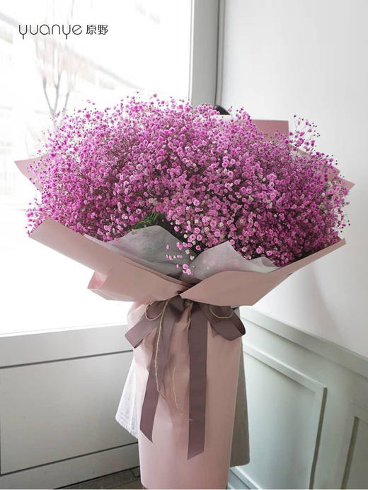 粉色满天星韩式大花束B673 商品图0
