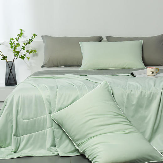 【冰淇淋凉感夏被】冷感黑科技全新空调被芯 可水洗夏凉被夏季薄被子 商品图1